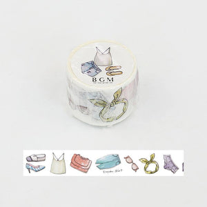 BGM Washi Tape 30mm Masking Tape - Wardrobe | papermindstationery.com | 30mm, BGM, boxing, Others, sale, Washi Tapes