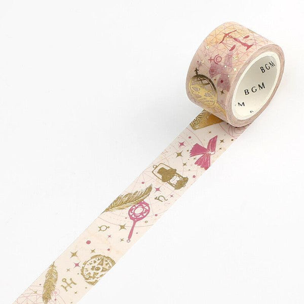 BGM Washi Tape 20mm Masking Tape Foil Stamping - Nature Poetry Art | papermindstationery.com | 20mm Washi Tapes, BGM, Others, Washi Tapes