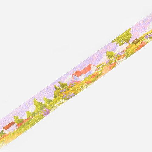 BGM Washi Tape 30mm Masking Tape Foil Stamping - Dot Painting Garden | papermindstationery.com | 30mm Washi Tapes, BGM, Washi Tapes