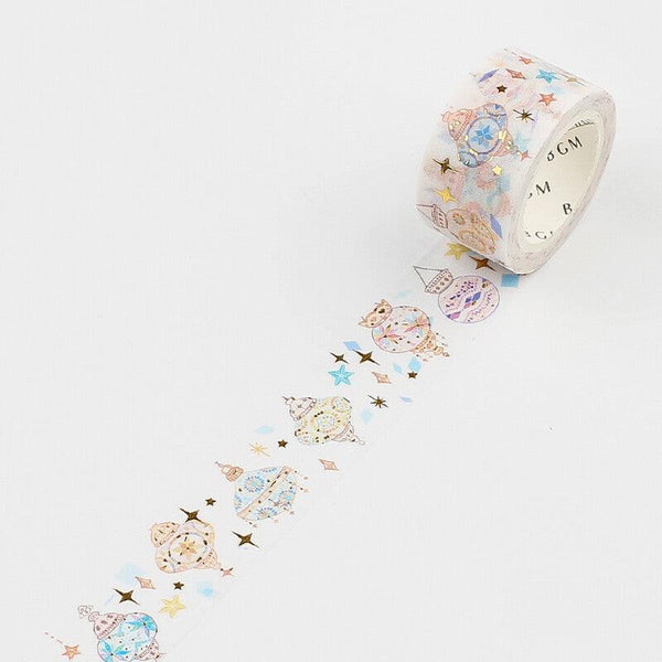 BGM Washi Tape 20mm Foil Stamping - Hanging Lamp Ornament | papermindstationery.com | 20mm Washi Tapes, BGM, Others, Washi Tapes