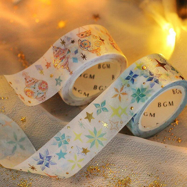 BGM Washi Tape 20mm Foil Stamping - Hanging Lamp Ornament | papermindstationery.com | 20mm Washi Tapes, BGM, Others, Washi Tapes