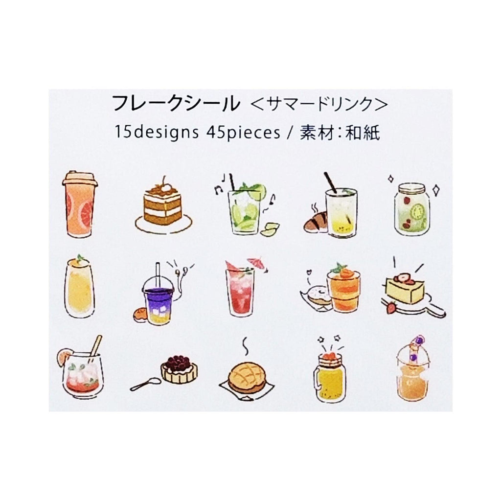 Summer Drink Stickers