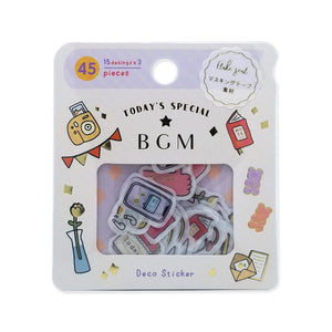 BGM Washi Sticker Flake SEAL Foil Stamping - Little Everyday Goods | papermindstationery.com | BGM, boxing, Flake Stickers, sale, Shop