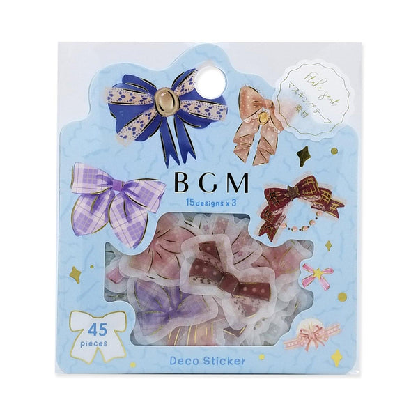BGM Washi Sticker Flake SEAL Foil Stamping - Assorted Colorful Ribbons | papermindstationery.com