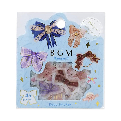 BGM Washi Sticker Flake SEAL Foil Stamping - Assorted Colorful Ribbons | papermindstationery.com | BGM, Flake Stickers, Others