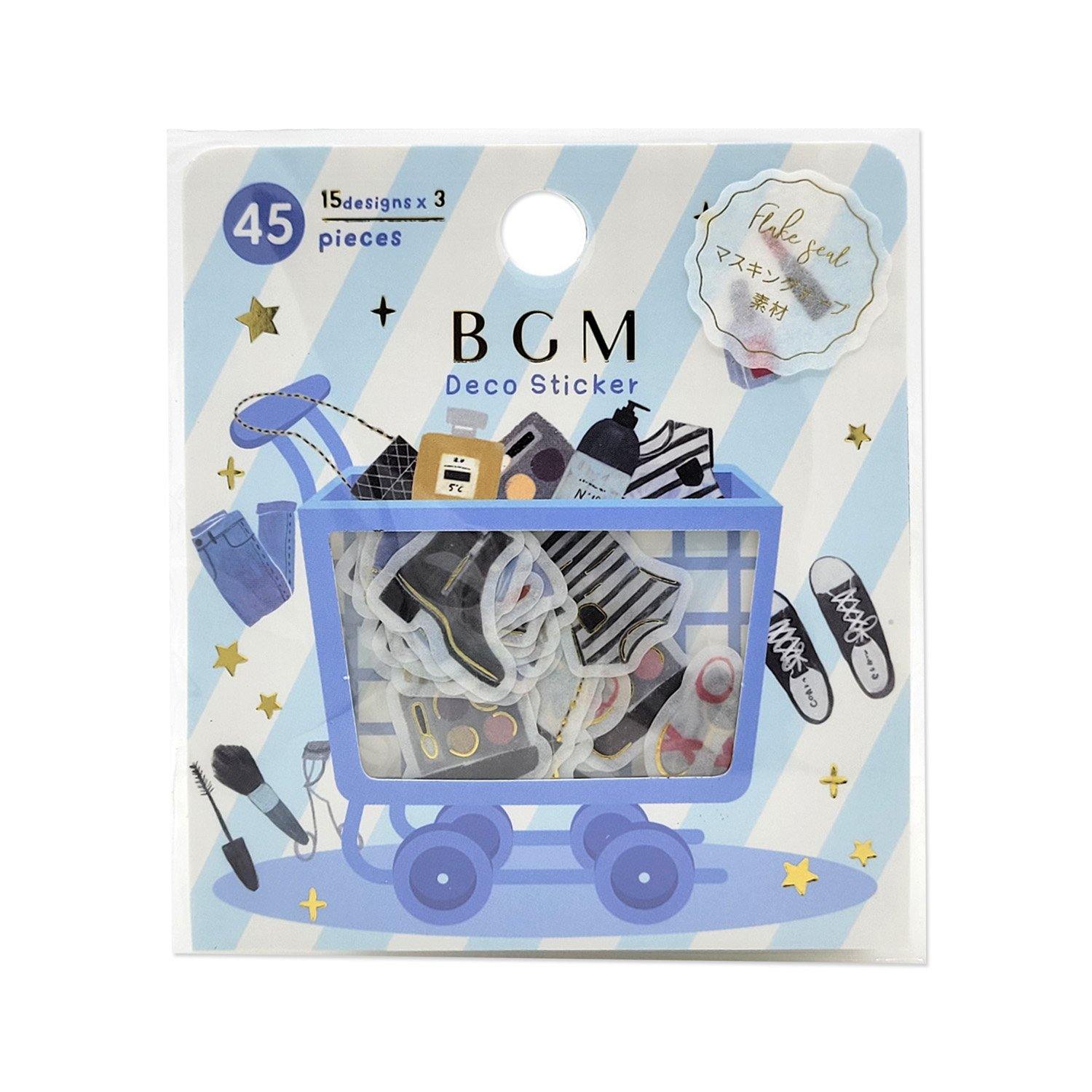 BGM Washi Sticker Flake SEAL Foil Stamping - Happy Fashion & Accessories | papermindstationery.com