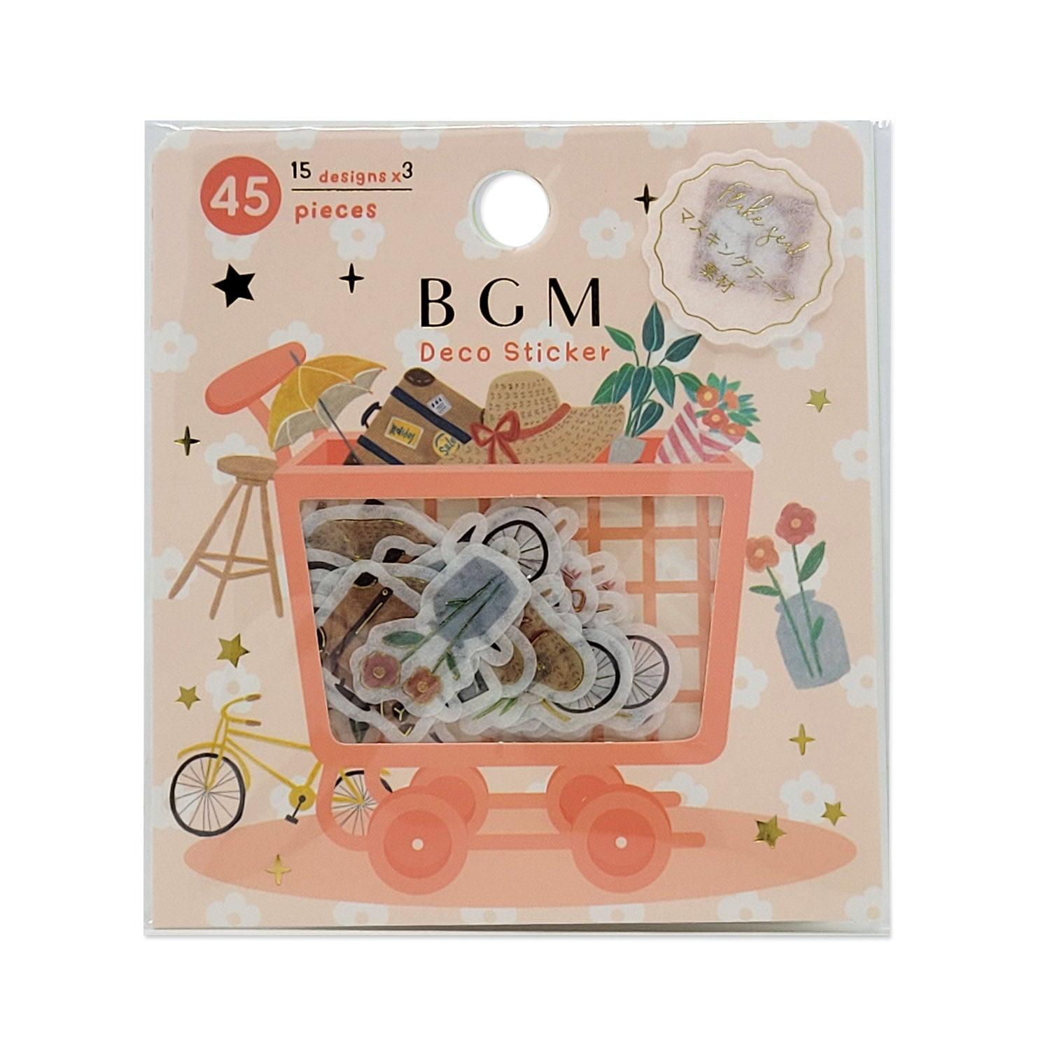 BGM Washi Sticker Flake SEAL Foil Stamping - Indoor & Outdoor Goods | papermindstationery.com