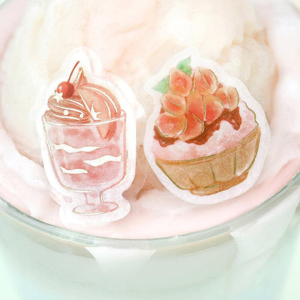 BGM Washi Sticker Flake SEAL Foil Stamping - Japanese Summer Sweets | papermindstationery.com