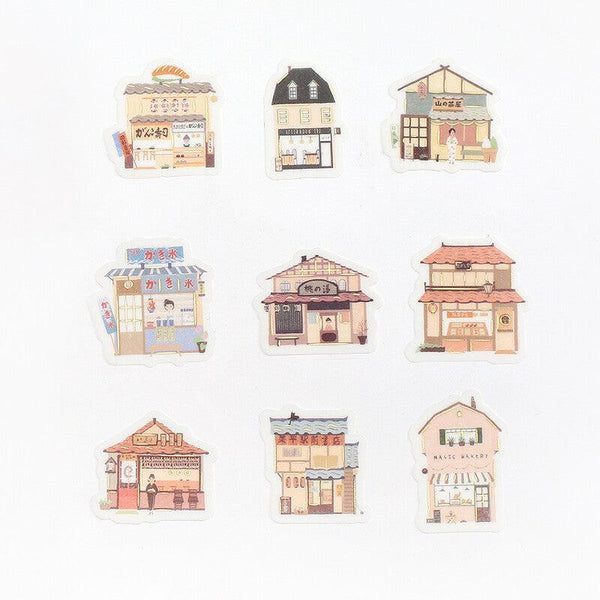 BGM Washi Sticker Flake SEAL Foil Stamping - Vintage Japanese Shop | papermindstationery.com | BGM, Flake Stickers, Shop