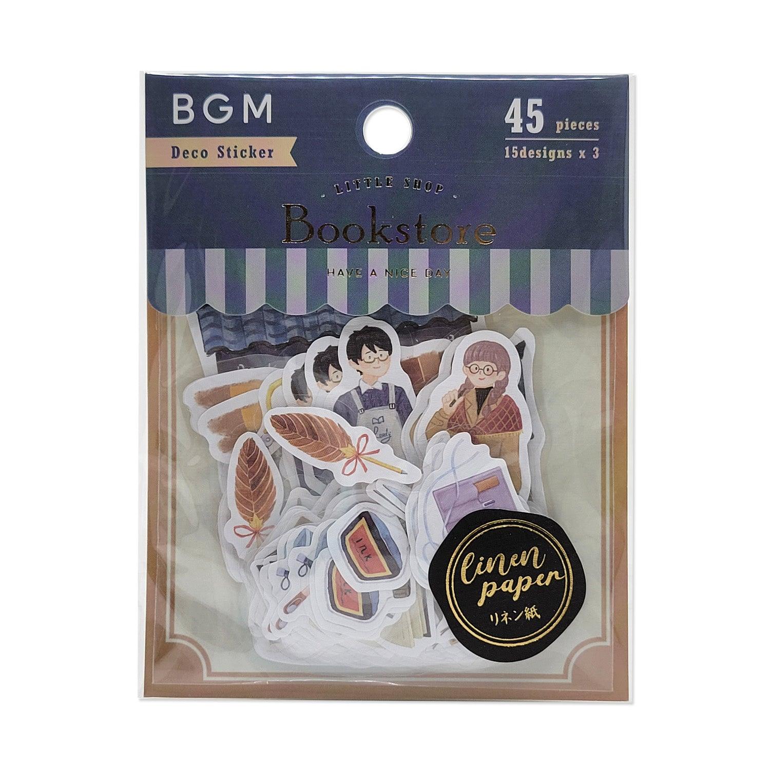 BGM Sticker Flake SEAL - Little Shop Stationery Bookstore | papermindstationery.com | BGM, Flake Stickers, Stationery