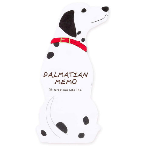 Greeting Life Memo Pad - Die Cut Dalmatian Dog | papermindstationery.com | boxing, Dog, Greeting Life, Memo Pads, Paper Products, Pet, sale, Stationery