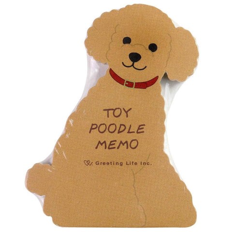 Greeting Life Memo Pad - Die Cut Toy Poodle Dog | papermindstationery.com | boxing, Dog, Greeting Life, Memo Pads, Paper Products, Pet, sale, Stationery