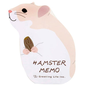 Greeting Life Memo Pad - Die Cut Hamster | papermindstationery.com | Animal, boxing, Greeting Life, Hamster, Memo Pads, Paper Products, sale, Stationery