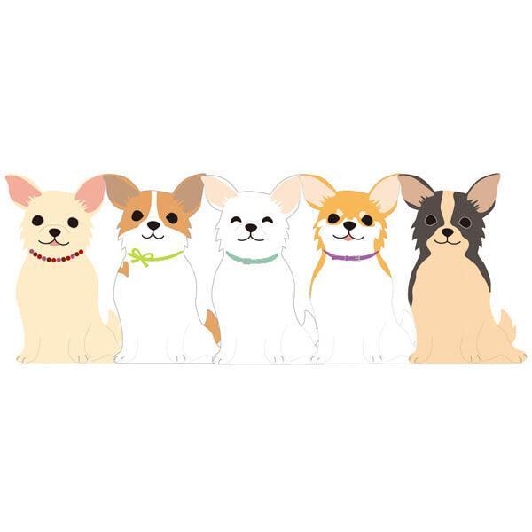 Greeting Life Memo Pad - Die Cut Chihuahua Dog | papermindstationery.com | Animal, boxing, Dog, Greeting Life, Memo Pads, Paper Products, sale, Stationery