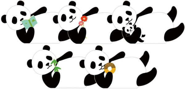 Greeting Life Memo Pad - Die Cut Panda Bear | papermindstationery.com | Animal, boxing, Greeting Life, Memo Pads, panda, Paper Products, sale, Stationery