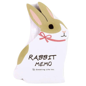 Greeting Life Memo Pad - Die Cut Rabbit | papermindstationery.com | Animal, boxing, Greeting Life, Memo Pads, Paper Products, Rabbit, sale, Stationery