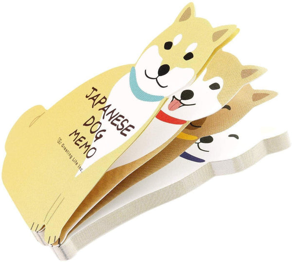 Greeting Life Memo Pad - Die Cut Shiba Dog | papermindstationery.com | boxing, Dog, Greeting Life, Memo Pads, Paper Products, Pet, sale, Stationery