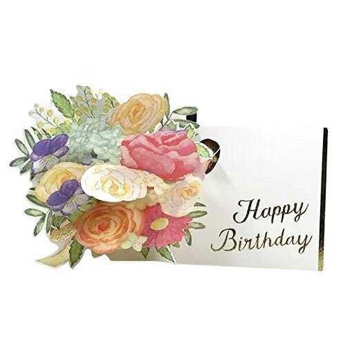 Greeting Life Pop Up Birthday Card - Mixed Flowers | papermindstationery.com | Birthday Card, Flower, Greeting Cards, Greeting Life, Paper Products