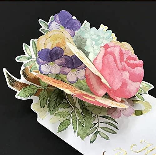 Greeting Life Pop Up Birthday Card - Mixed Flowers | papermindstationery.com | Birthday Card, Flower, Greeting Cards, Greeting Life, Paper Products