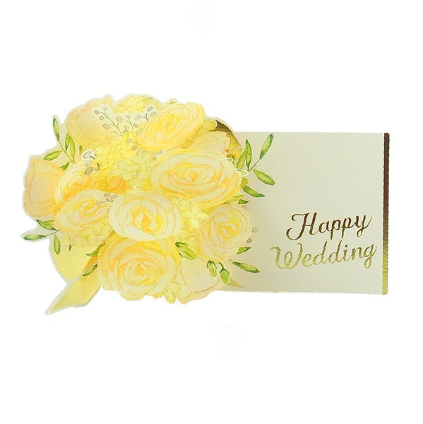 Greeting Life Pop Up Wedding Card - Wedding Flowers | papermindstationery.com | boxing, Flower, Greeting Cards, Greeting Life, Paper Products, sale, Wedding Card