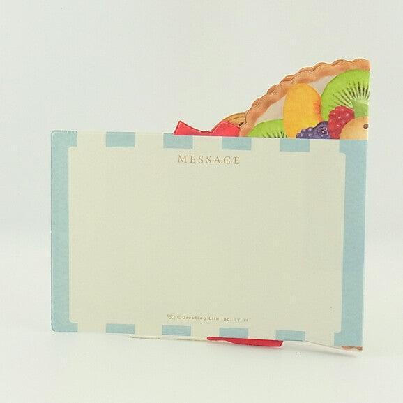 Greeting Life Pop Up Birthday Card - Fruit Tart | papermindstationery.com | Birthday Card, boxing, Flower, Greeting Cards, Greeting Life, Paper Products, sale