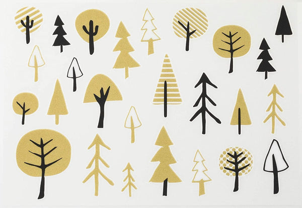 Irodo Fabric Decorating Transfer Sticker - Forest Gold & Black | papermindstationery.com | boxing, Irodo, Others, sale, Stickers For Fabric