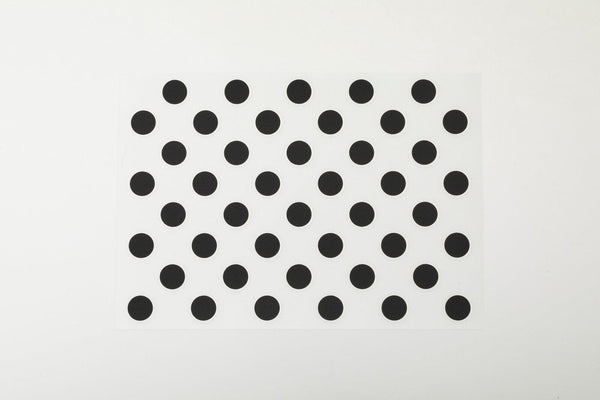 Irodo Fabric Decorating Transfer Sticker - Dots Black | papermindstationery.com | boxing, Irodo, Others, sale, Stickers For Fabric