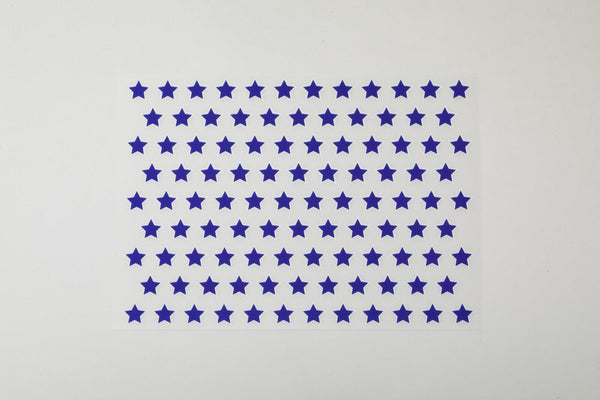 Irodo Fabric Decorating Transfer Sticker - Little Stars Blue | papermindstationery.com | boxing, Irodo, Others, sale, Stickers For Fabric