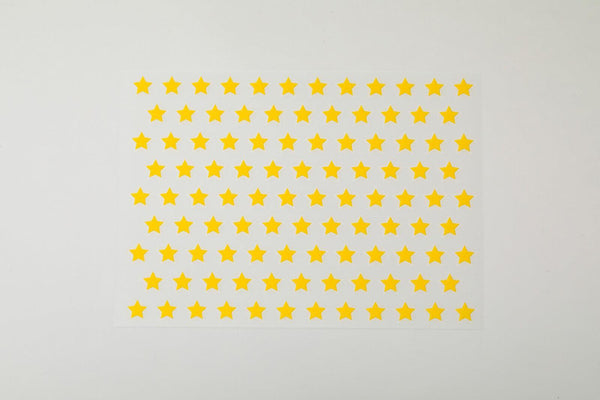 Irodo Fabric Decorating Transfer Sticker - Little Stars Yellow | papermindstationery.com | boxing, Irodo, Others, sale, Stickers For Fabric