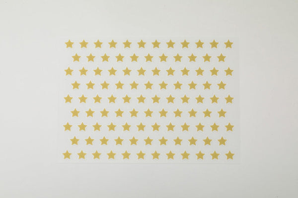 Irodo Fabric Decorating Transfer Sticker - Little Stars Gold | papermindstationery.com | boxing, Irodo, Others, sale, Stickers For Fabric