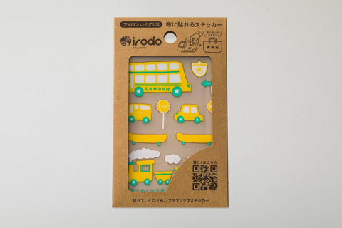 Irodo Fabric Decorating Transfer Sticker - Transport Yellow & Green | papermindstationery.com | boxing, Irodo, sale, Stickers For Fabric