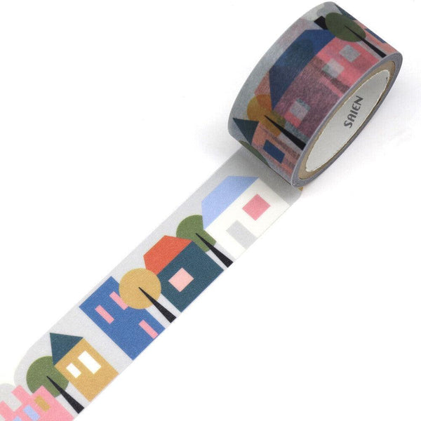 Kamiiso Saien Washi Tape 20mm - Heidi Valkola House | papermindstationery.com | 20mm Washi Tapes, boxing, Kamiiso, Others, sale, Washi Tapes