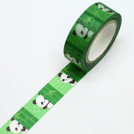 Panda Bamboo - Kamiiso Saien Washi Tape 15mm Masking Tape | papermindstationery.com