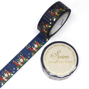 Kamiiso Saien Washi Tape 15mm Masking Tape Foil Stamping - Advent Candle | papermindstationery.com