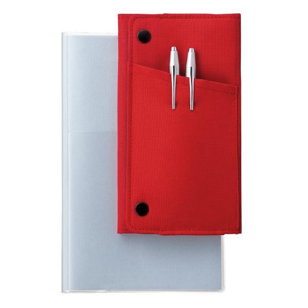 KOKUYO Pencil Case with Corner Belt - Red | papermindstationery.com | KOKUYO, Pencil Cases, Stationery