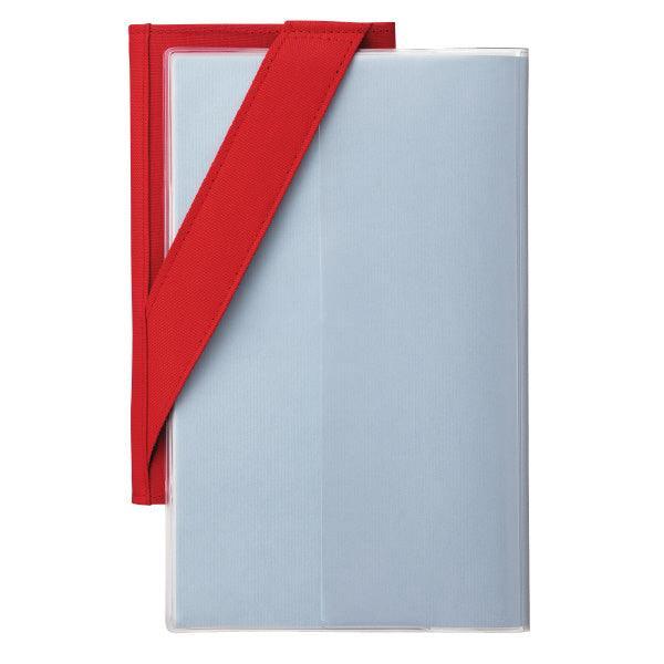 KOKUYO Pencil Case with Corner Belt Red – Papermind Stationery