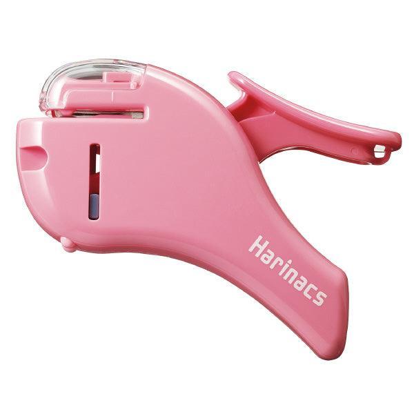 KOKUYO Stapleless Stapler Harinacs Compact Alpha Pink | papermindstationery.com | KOKUYO, Office Tools, Stapler, Stationery