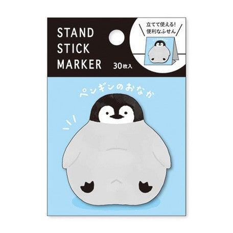 Mind Wave Sticky Notes with stand Cute Stationary Sticky Memo Pad - Penguin | papermindstationery.com | Animal, Mind Wave, Paper Products, Penguin, sale, Sticky Notes