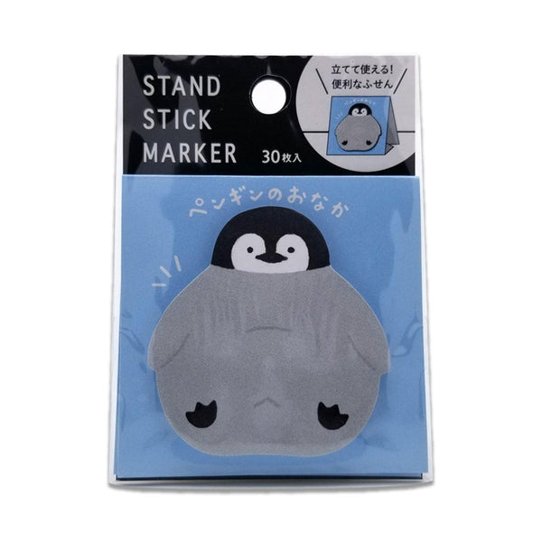 Penguin - Mind Wave Sticky Notes with stand Cute Stationary Sticky Memo Pad | papermindstationery.com