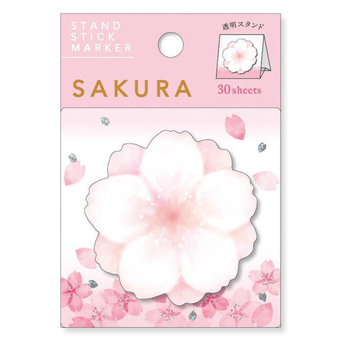 Mind Wave Sticky Notes with stand - Beautiful Cherry Blossom | papermindstationery.com