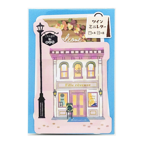 Lovely Boutique Shop - Mind Wave Twin Mini Letter Set (2 patterns of paper) | papermindstationery.com