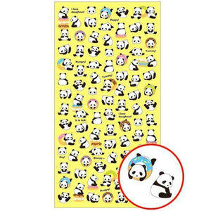Mind Wave Sticker Sheet - Panda | papermindstationery.com