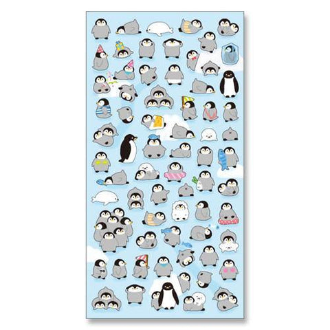 Mind Wave Sticker Sheet - Penguin | papermindstationery.com | Animal, Mind Wave, Penguin, Sticker Sheet