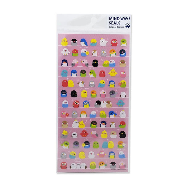Mind Wave Sticker Sheet - Small Birds | papermindstationery.com | Animal, Bird, Mind Wave, Sticker Sheet