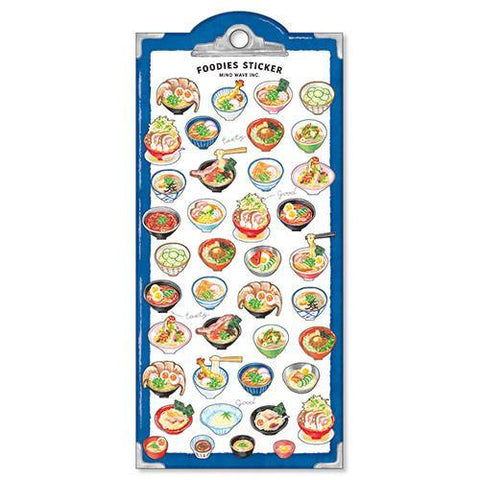 Mind Wave Sticker Sheet - Foodies Japanese Ramen Noodles | papermindstationery.com | Food, Mind Wave, Sticker Sheet