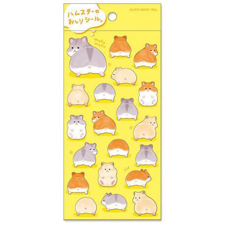 Mind Wave Sticker Sheet - Hamster | papermindstationery.com | Animal, Hamster, Mind Wave, Sticker Sheet
