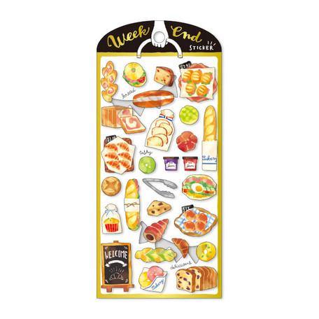 Mind Wave Sticker Sheet - Bread | papermindstationery.com