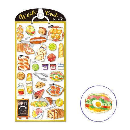 Mind Wave Sticker Sheet - Bread | papermindstationery.com