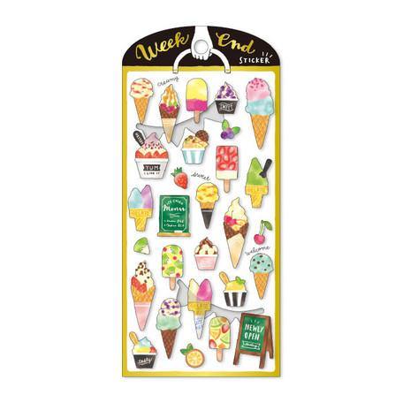 Mind Wave Sticker Sheet - Icecream | papermindstationery.com | Dessert, Mind Wave, Sticker Sheet