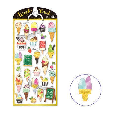 Mind Wave Sticker Sheet - Icecream | papermindstationery.com | Dessert, Mind Wave, Sticker Sheet